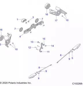 ELECTRICAL, TURN SIGNALS and LICENSE PLATE - A20SVE95KR (C102268-1)