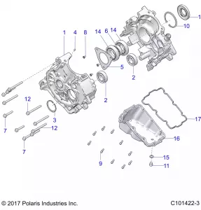 ENGINE, Картер - A20SEA50A1/A5/CA1/CA5 (C101422-3)