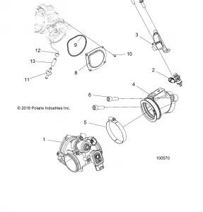 ENGINE, THROTTLE BODY and Топливная система RAIL - A20SEA50A1/A5/CA1/CA5 (100570)