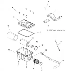 ENGINE, Впуск SYSTEM - A20SEE50A1/A5/CA1/CA5 (101096)