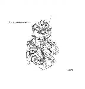 ENGINE, LONG BLOCK - A20SEE50A1/A5/CA1/CA5 (100871)