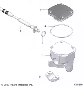 STEERING, CONTROLS, THROTTLE ASM. and CABLE - A20SEG50A1/A5/CA1/CA5 (C102194)