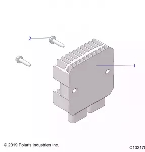 ELECTRICAL, VOLTAGE REGULATOR AND MOUNTING - A20SEA57A1/A4/A7/A9/B1/B4/B7/B9 (C102170)