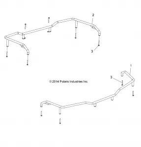 BODY, FRONT AND REAR RACK EXTENDERS - A20SES57C9 (49ATVRACKEXTENDERS57570SP)