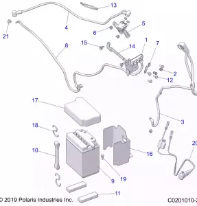 ELECTRICAL, BATTERY - A20SEF57C1/S57C1/C2/C5/C9/CK/CY/F1/F2 (C0201010-2)