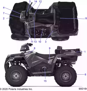 BODY, Наклейки - A20SUE57D5 (900164-01)