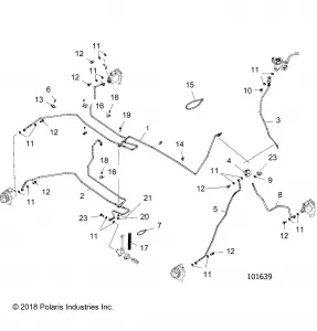 BRAKES, BRAKE LINES - A20SUE57D5 (101639)