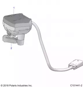 STEERING, CONTROLS, THROTTLE ASM. - A20SUE57D5 (C101441-2)