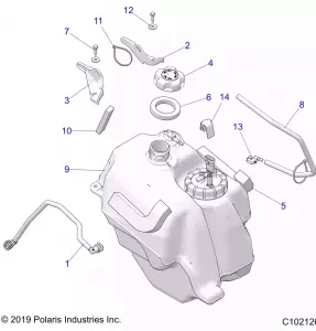 BODY, Топливная система TANK ASM. -   A20SET57C1/C2/F1 (C102126)