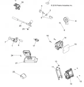 ELECTRICAL, SWITCHES, SENSORS and ECM -   A20SET57C1/C2/F1