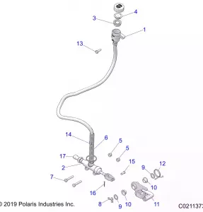 BRAKES, BRAKE PEDAL and MASTER CYLINDER - A20SHD57A9 (C0211373)