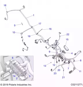 ELECTRICAL, MAIN WIRE HARNESS - A20SEA57L6/L7 (C0211277-2)