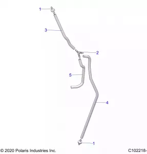 BODY, Топливная система TANK VENTING - A20SXN85A8/CA8 (C102218-2)