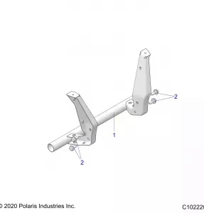 BODY, REAR RACK SUPPORT - A20SXN85A8/CA8 (C102220)
