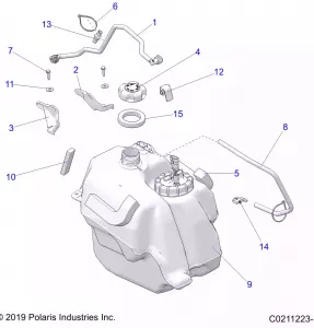 BODY, Топливная система TANK ASM. - A20SJS57CH (C0211223-1)