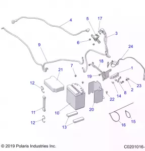 ELECTRICAL, BATTERY - A20SJS57CH (C0201016-1)