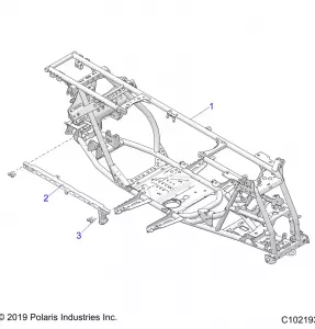 CHASSIS, MAIN Рама - A20SYE95AD/CAD (C102193)