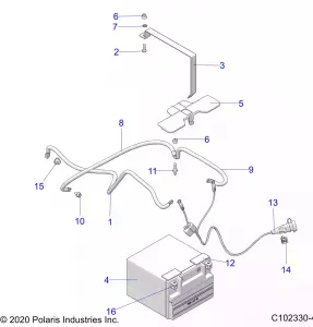 ELECTRICAL, BATTERY - A20SYE95AD/CAD (C102330-4)