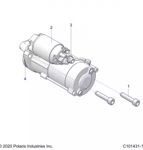 ENGINE, STARTING SYSTEM - A20SYE95AD/CAD (C101431-11)