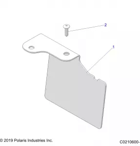 CHASSIS, VIN, PLATE - A20SYE95KH (C0210600-1)