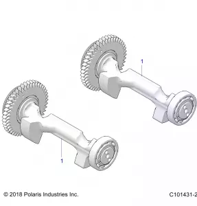 ENGINE, BALANCE SHAFT - A20SYE95KH (C101431-2)