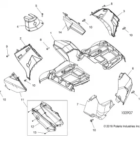 BODY, FRONT CAB - A20SYE85AP/CAP (100907)