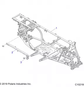 CHASSIS, MAIN Рама - A20SYE85AP/CAP (C102193)