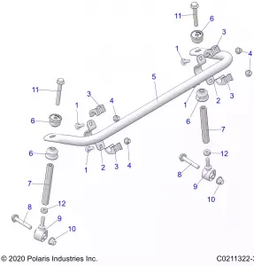 SUSPENSION, STABILIZER BAR - A20SXE95KL/KR (C0211322-3)