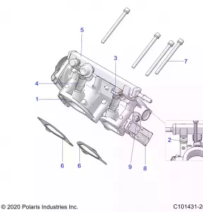 ENGINE, THROTTLE Кузовные детали - A20SXZ95AG/CAG (C101431-28)