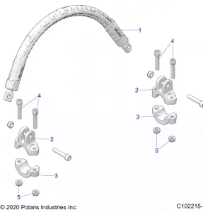 STEERING, STEERING HOOP - A20SXM95AL/CAL (C102215-1)