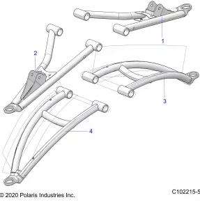 SUSPENSION, FRONT A-ARMS - A20SXM95AL/CAL (C102215-5)