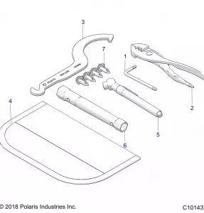 TOOLS, TOOL KIT - A20SLZ95AE (C101437)