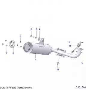 ENGINE, Выхлопная система SYSTEM - A21HAB15A2/B2 (C101844)