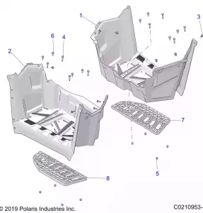 BODY, FOOTWELLS - A21SGE95AK (C0210953-1)