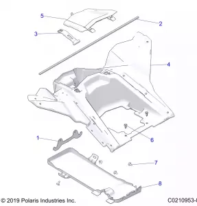 BODY, STORAGE, REAR - A21SGE95AK (C0210953-8)