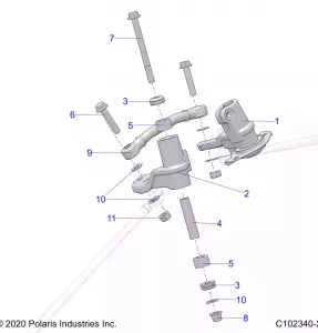 STEERING, IDLERS AND LINKS - A21SGE95AK (C102340-2)