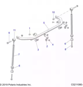 SUSPENSION, STABILIZER BAR - A21SGE95AK (C0211080-1)