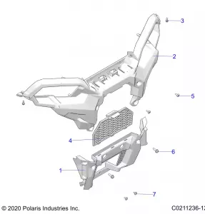 BODY, FRONT BUMPER - A21SEG50A1/A5/CA1/CA5 (C0211236-12)