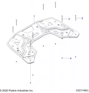 BODY, REAR RACK - A21SEG50A1/A5/CA1/CA5 (C0211463-2)