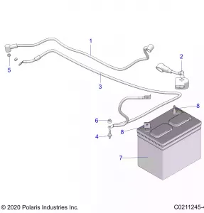 ELECTRICAL, BATTERY - A21SEG50A1/A5/CA1/CA5 (C0211245-4)