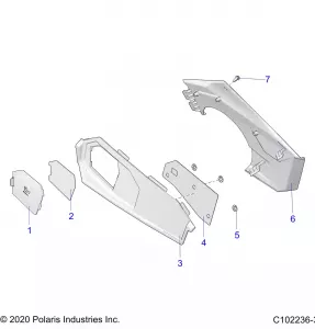 BODY, CLOSE OFF PANEL and ACCESS PANEL - A21S6E57F1/FL (C102236-3)