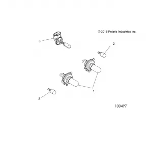 ELECTRICAL, BULBS - A21S6E57F1/FL (100497)