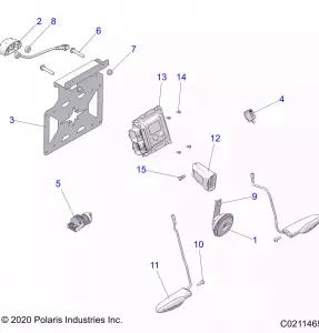 ELECTRICAL, SWITCHES, HORN and ECM - A21S6E57F1/FL (C0211465)