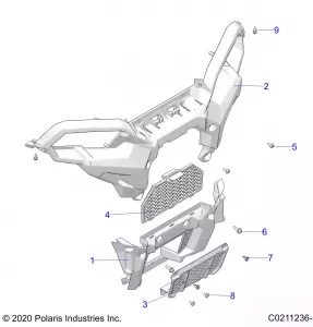 BODY, FRONT BUMPER - A21SEE57K2 (C0211236-1)