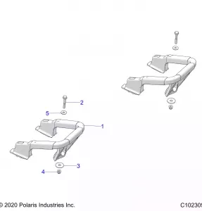 BODY, REAR RACK, HANDGRIPS - A21SEE57K2 (C102309)