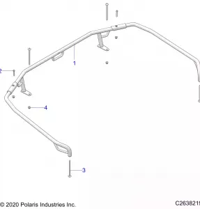 BODY, REAR RACK, EXTENDERS - A21SES57C9 (C2638219)