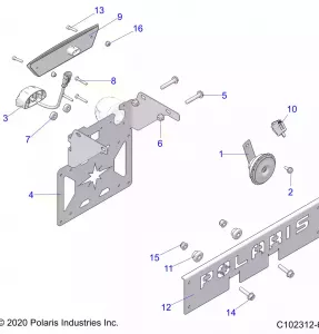 ELECTRICAL, HORN, FOG LIGHT, and LICENSE PLATE LIGHT - A21SES57F1/F2/FK (C102312-6)