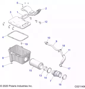 ENGINE, Впуск SYSTEM - A21SEE57F1/F57C1/F1/S57C1/C2/C5/C9/CK/F1/F2/FK (C0211406)