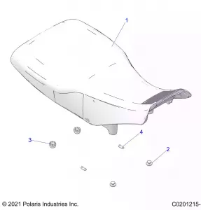 BODY, Сидение - A21SEA57F1/T57C1/C2/F1 (C0201215-1)