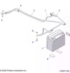 ELECTRICAL, BATTERY - A21SHE57FM/S57FM/CM/CU (C0201144-2)